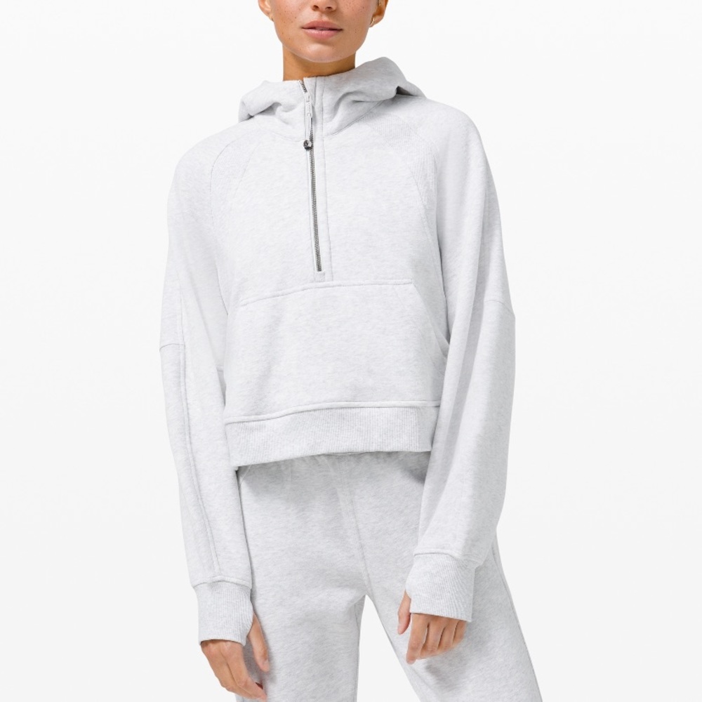 Lululemon Scuba Half Zip Grey XS/S NWT